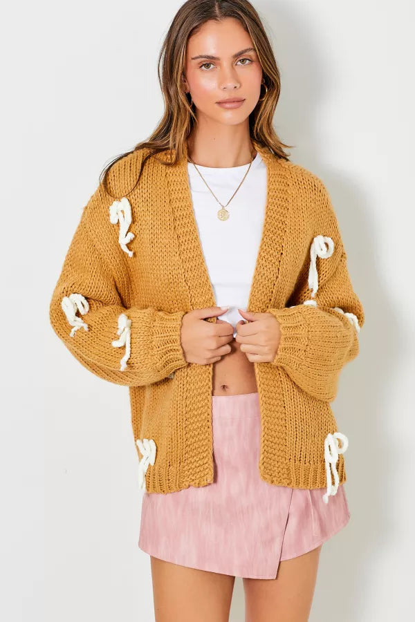 Bow Detail Cardigan – High Street Station